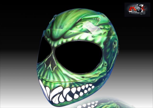 green skull